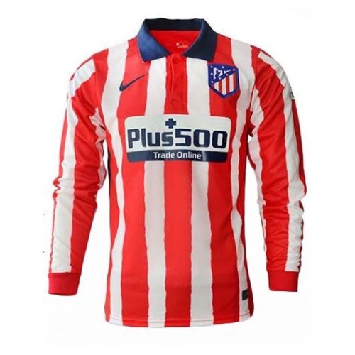 Camiseta Atlético De Madrid Replica Primera Ropa ML 2020/21 Rojo